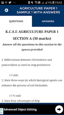 Agriculture Notes android App screenshot 1