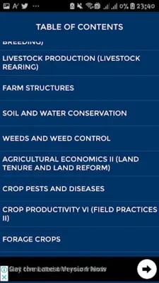 Agriculture Notes android App screenshot 3